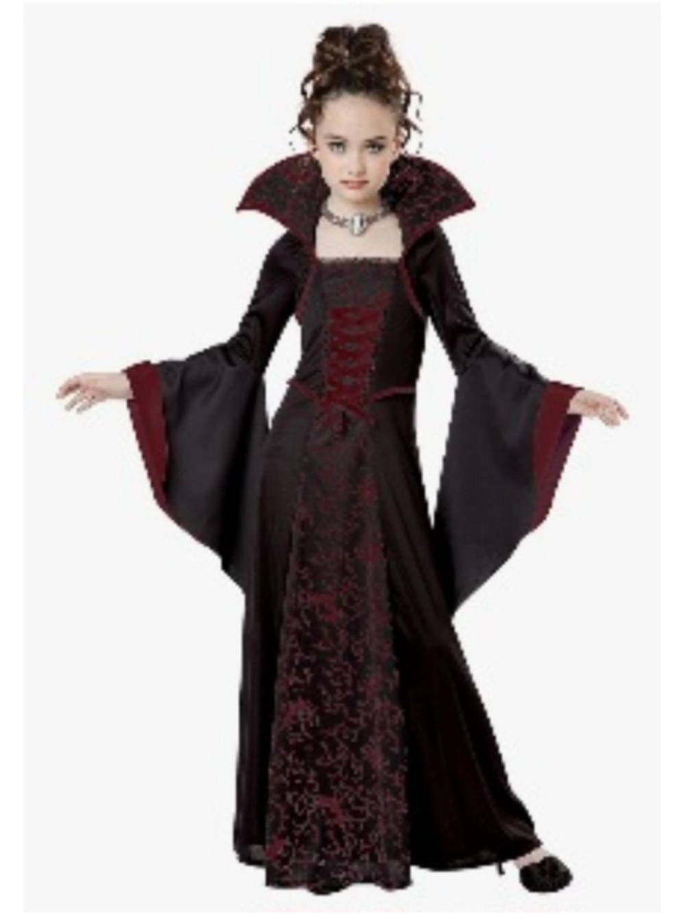 Girls Vampire Halloween Costume, New. Size XL (12-14).